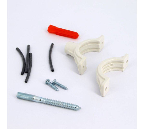 Хомут канализационный Sinikon Комфорт 50 мм шумопоглощающий со шпилькой и дюбелем KPP.050.K.D