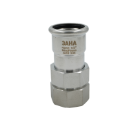 Соединение разъемное SANHA NiroPress AISI 304L ВПр-ВР 42 мм x 1 1/2 691330GMVA42112.3