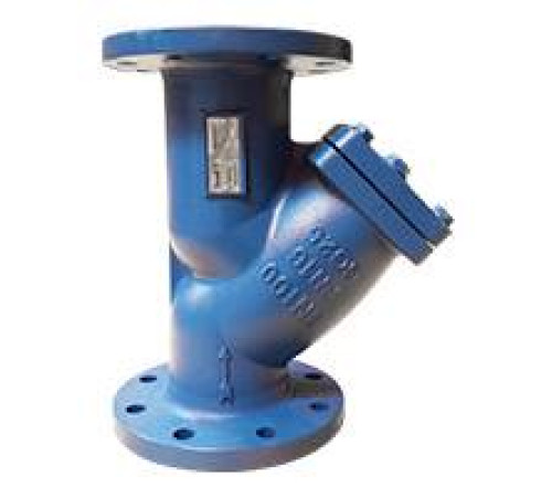 Фильтр сетчатый наклонный фланцевый Tecofi F3240N DN80 PN16 чугунный F3240N-0080