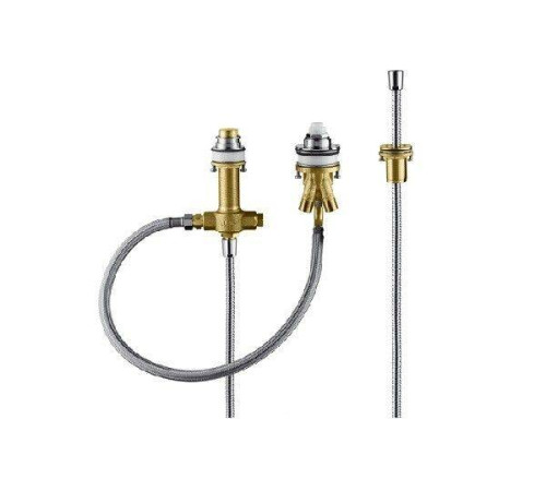 Скрытая часть для смесителя на борт ванны на 4 отверстия Hansgrohe 13439180