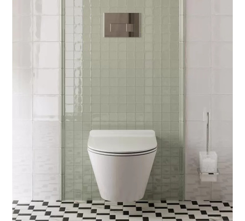 Унитаз подвесной Kerama Marazzi Plaza Modern 36х53 см безободковый KMPMWc53GWh2