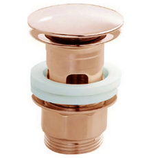 Донный клапан Cisal 1 1/4 для раковин розовое золото ZA0016202P