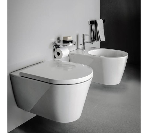 Унитаз подвесной Laufen Kartell 54.5x37x43 см Rimless покрытие LCC белый 8.2033.7.400.000.1