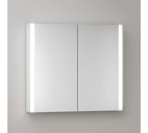 Зеркальный шкаф Keuco Somaris 80x71x12.8 см 2-дверный IP 44 14502002100