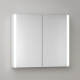 Зеркальный шкаф Keuco Somaris 80x71x12.8 см 2-дверный IP 44 14502002100