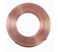 Труба медная отожженная ICG 1/4 6.35х0.76 мм бухта 15 м EN 12735-1 CuDHPR220EN127351ICG635х076х1500014