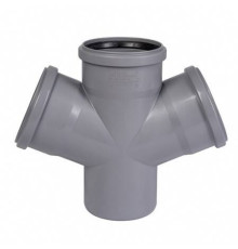 Крестовина одноплоскостная Ostendorf HT HTDA 67° 50/50/50 мм RAL 7037 112900