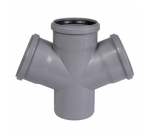 Крестовина одноплоскостная Ostendorf HT HTDA 67° 50/50/50 мм RAL 7037 112900