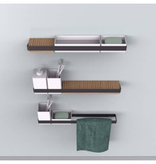 Полотенцедержатель Bertocci Fly 7x8x2.5 см подвесной черный матовый 149 1502 1600