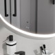 Зеркало AM.PM Func 80 см квадратное с LED-подсветкой и ИК-сенсором M8FMOX0801WGS