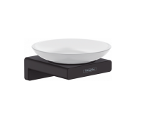 Мыльница Hansgrohe AddStoris 107x109x52 мм черный матовый 41746670