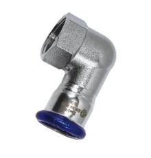 Угольник 90° Hogart 28х3/4 ВР укороченный пресс нержавеющая сталь SS6360705