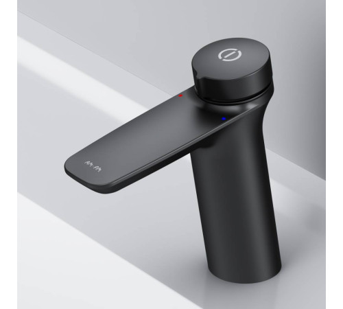 Смеситель для раковины AM.PM Inspire V2.0 TouchReel черный матовый F50A02522