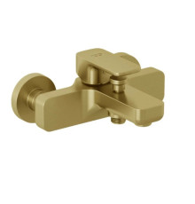 Смеситель для ванны и душа Kludi Renon брашированное золото 42691N075