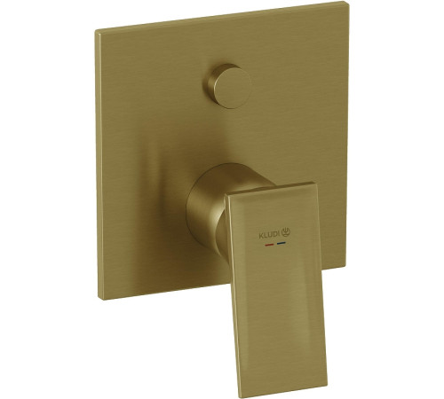 Смеситель для ванны и душа встраиваемый KLUDI DECUS внешняя часть для SLIM.BOXX 88022 золото брашированное 54759N075