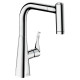 Смеситель для кухни Hansgrohe Metris Select поворотный с выдвижным изливом 2jet хром 14834000