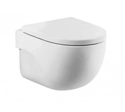 Унитаз подвесной Roca Meridian-N Rimless 360x480x400 мм белый 346244000