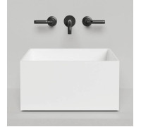 Раковина накладная Salini Armonia 45х45х25 см без отв. S-Sense белый глянцевый 130512G