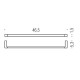 Полотенцедержатель Colombo Design MiniQ 46.5 см хром B5010.CR