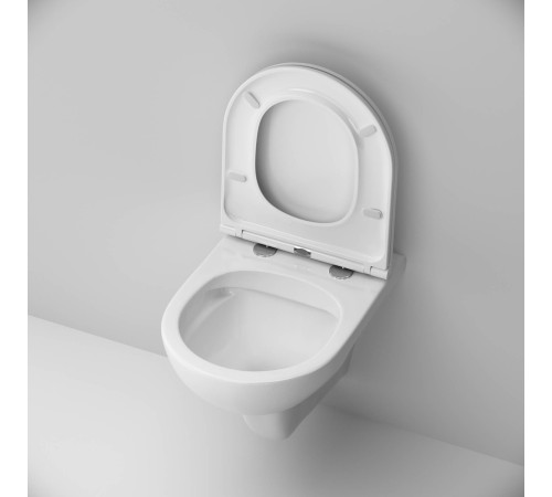 Унитаз подвесной AM.PM Spirit V2.0 FlashClean с сиденьем микролифт C901700SC
