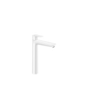 Смеситель для раковины Hansgrohe Talis E 240 однорычажный со сливным гарнитуром матовый белый 71716700