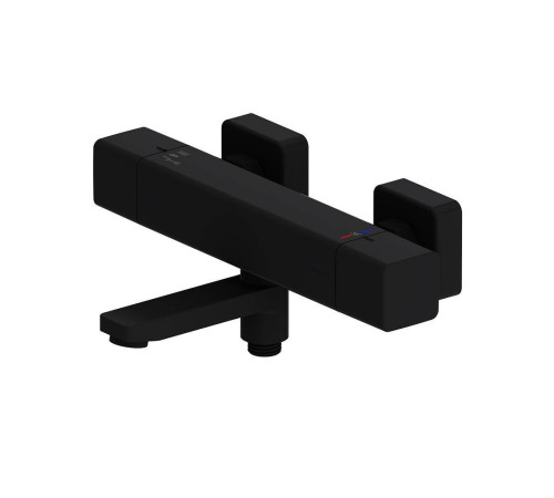 Смеситель для ванны и душа AM.PM Gala с термостатом черный матовый F533000300