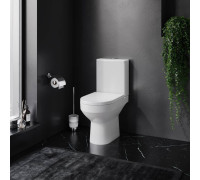 Унитаз-компакт напольный AM.PM Gem безободковый с сиденьем микролифт C708600SC