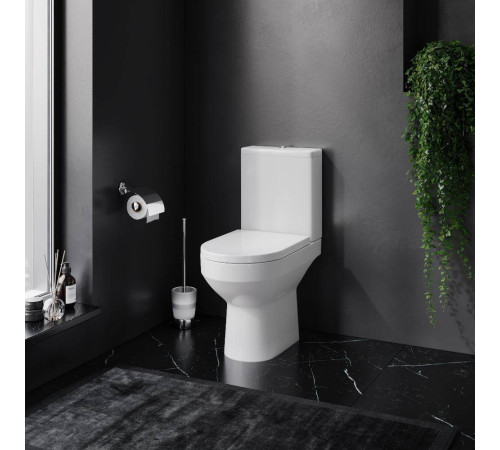 Унитаз-компакт напольный AM.PM Gem безободковый с сиденьем микролифт C708600SC