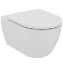 Унитаз подвесной безободковый Ideal Standard Ellisse с сиденьем белый T569201