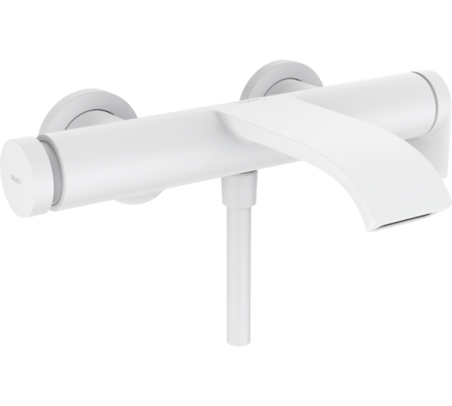 Смеситель для ванны hansgrohe Vivenis Select внешняя часть белый матовый 75420700