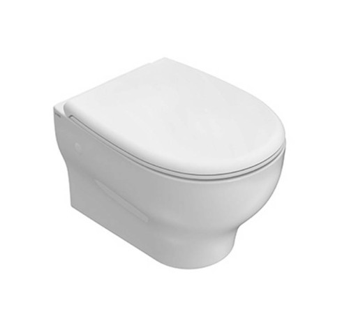 Унитаз подвесной Globo Grace безободковый 52х36 см белый GRS03.BI