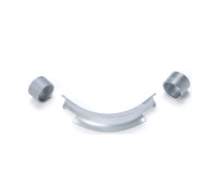 Фиксатор поворота 90° REHAU 25 оцинкованная сталь с кольцами 11383513002