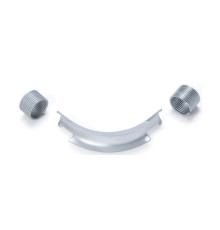 Фиксатор поворота 90° REHAU 25 оцинкованная сталь с кольцами 11383513002