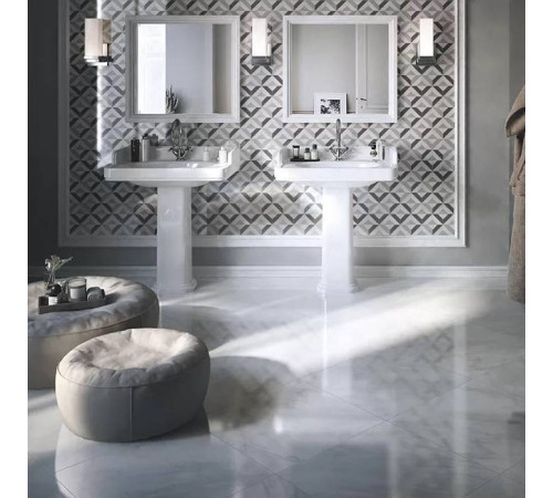 Пьедестал для раковины Kerama Marazzi Pompei белый глянцевый PO.col.01