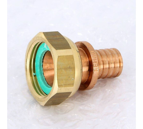 Муфта с накидной гайкой Rehau Rautitan RX 16х3/4 бронза 456336