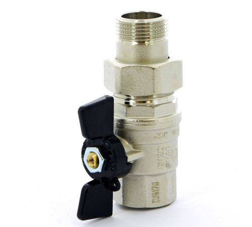 Кран шаровой Bugatti Oregon 3/4 НВ со сгоном бабочка 03220032