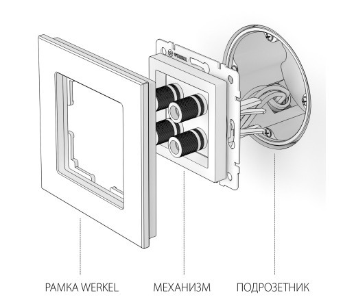 Акустическая розетка (белый) W1185001