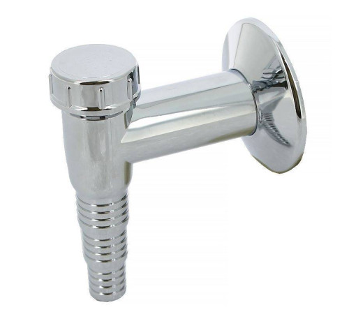 Сифон для бытовой техники McAlpine с обратным клапаном выход 32 мм хром WMV-32CP