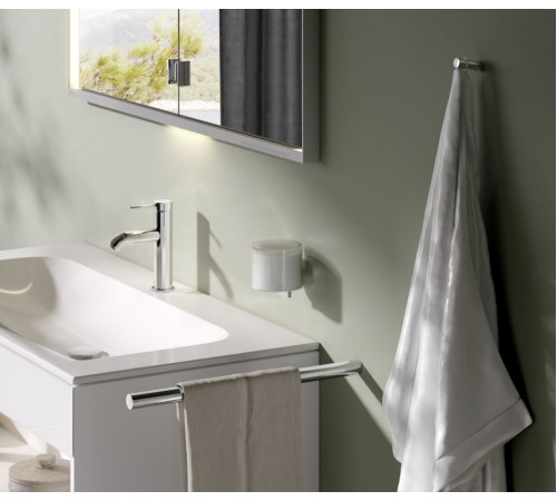 Дозатор для жидкого мыла KEUCO REVA хром/белый 12852 019000