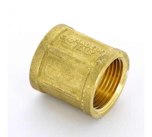 Муфта латунная Tiemme 3/4 дюйма ВР-ВР 1500047
