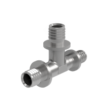 Тройник аксиальный Royal Thermo 25х16х20 мм 90° редукционный латунь НС-1042011