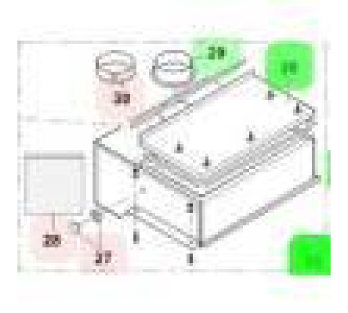 Комплект стабилизатора тяги, теплоизоляции и труб De Dietrich 12 секций 85027027