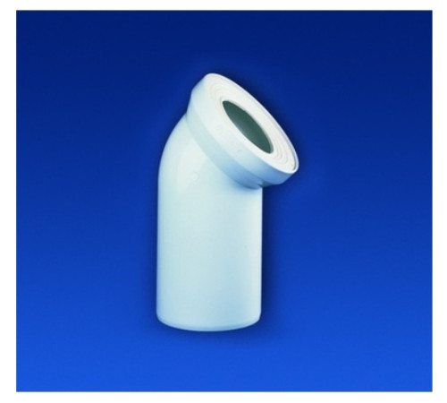 Переходник для унитаза Sanit угол 22° белый 58 101 01