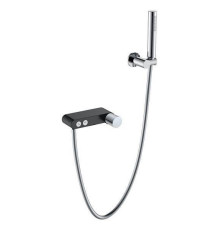 Смеситель для душа Boheme Stick черный/хром 123-BCR.2