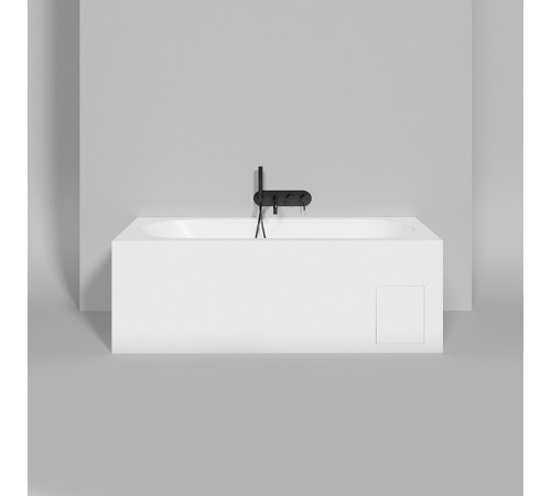 Ванна встраиваемая Salini LOFO 170х75 см Solid Surface белый матовый UM12222