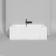 Ванна встраиваемая Salini LOFO 170х75 см Solid Surface белый матовый UM12222