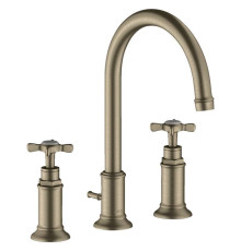 Смеситель для раковины AXOR Montreux 180 на 3 отверстия никель 16513820