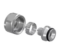 Адаптер зажимной Uponor Vario PE-Xa 20x1.9/2.0-3/4 ВР Евроконус латунь 1057442