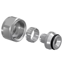 Адаптер зажимной Uponor Vario PE-Xa 20x1.9/2.0-3/4 ВР Евроконус латунь 1057442