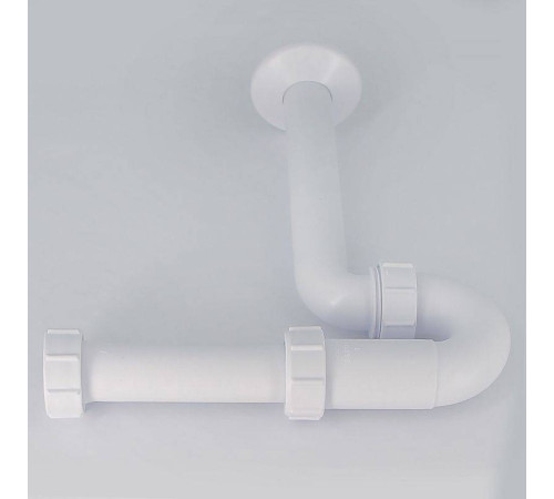 Сифон McAlpine трубный 1 1/4 x 32 мм без выпуска с отражателем MRW8